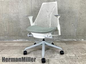 HermanMiller/ハーマンミラー　セイルチェア 肘付　前傾機能付き　フェザーグレー