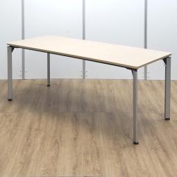 イトーキ製　ナチュラル　W1800xD750xH700サイズ　4本脚　会議におすすめ！　洗練されたデザインが魅力のミーティングテーブル！　W1800ミーティングテーブル