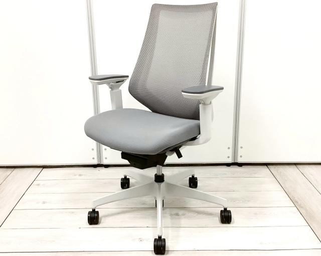 【中古】デュオラ メッシュ CRSG3000E1 KZE3 コクヨ（KOKUYO） 肘付ハイバックチェア