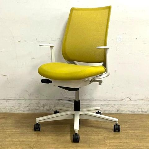 【中古】ミトラ2 C04S-10M-E11 コクヨ（KOKUYO） 肘付ローバックチェア