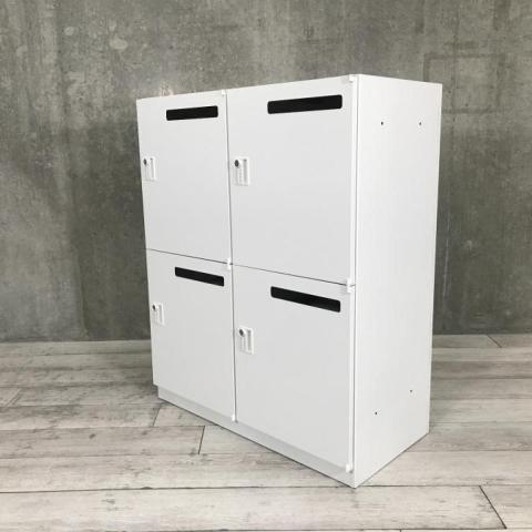 【中古】HSパーソナル  ウチダ（UCHIDA) 4人用パーソナルロッカー