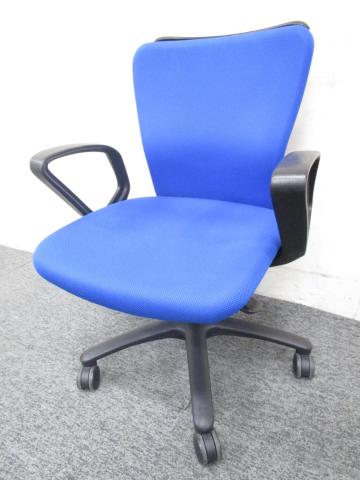 【中古】カロッツァチェア  オカムラ（okamura） 肘付ローバックチェア