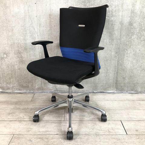 【中古】フィーゴチェア CJ44BR FAM4 オカムラ（okamura） 肘付ミドルバックチェア