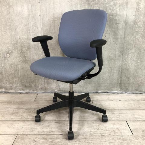 【中古】プラオチェア KE-240GH-T1N5 イトーキ（ITOKI） 肘付ローバックチェア