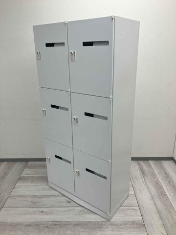 【中古】HSパーソナル  ウチダ（UCHIDA) 6人用パーソナルロッカー