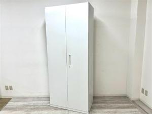 【定価約13万円】【両開き書庫！A4ファイルも沢山収納可能！両開き書庫入荷！】■内田洋行/HSシリーズ　■ハイキャビネット　■両開き　■ホワイト