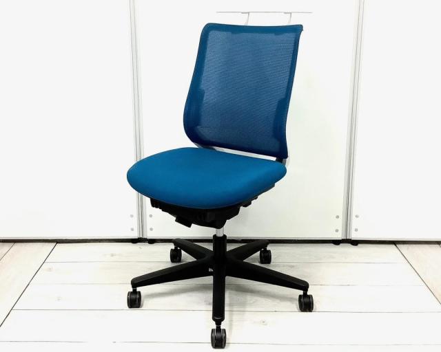 【中古】ミトラシリーズ CR-G2920 E1 G9T4-W コクヨ（KOKUYO） 肘無ローバックチェア