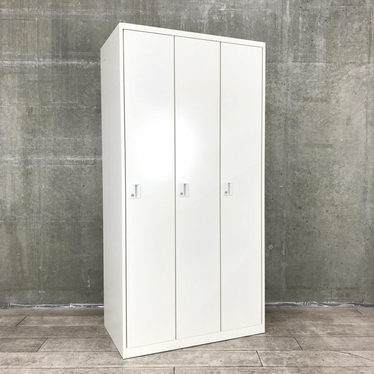 さおり86セット 中古】 8VLA22-Z924 オカムラ/okamura 3人用更衣ロッカー 552816