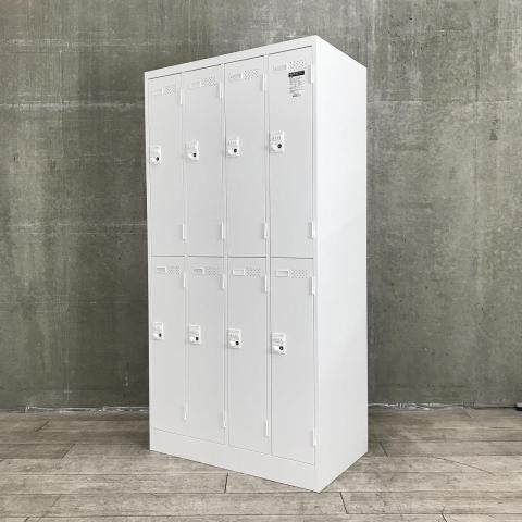 【中古】LKロッカー LK-DN8SAWN コクヨ（KOKUYO） 8人用更衣ロッカー