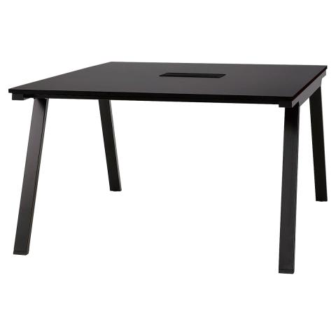 【新品】その他シリーズ EVL-B1214 BK（D1400タイプ） 井上金庫 ミーティングテーブル（会議机）