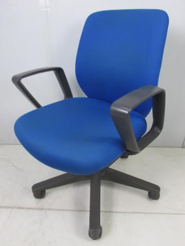 【中古】セディスタチェア  コクヨ（KOKUYO） 肘付ローバックチェア