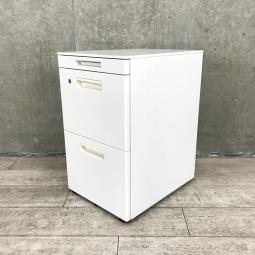 【コンパクトな奥行500㎜タイプ！】A4書類が2段で収納可能！D1200のフリーアドレスデスクやD600の平机にもおすすめ！【在庫入替セール品！】
■コクヨ/GTワゴン/ホワイト