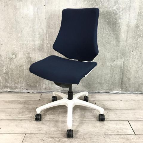 【中古】エフクロス KF-340GS-W9B2 イトーキ（ITOKI） 肘無ローバックチェア