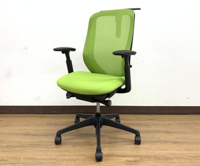 【中古】シルフィーメッシュ C686XR　FMP5 オカムラ（okamura） 肘付ハイバックチェア