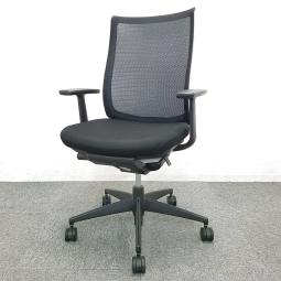 【6脚入荷】腰に優しいチェア入荷！中古　高級チェア　オフィスチェア　メッシュ　ブラック　おしゃれ　テレワーク　前傾姿勢　前傾チルト　ハイバック ランバーサポート