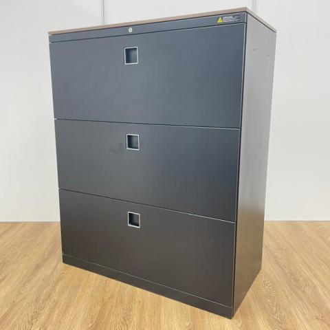 【中古】レクトライン  オカムラ（okamura） ローキャビネット／ラテラル