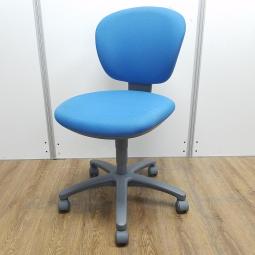 【コクヨ製 定番チェアが入荷しました!!】コクヨ製 レグノ2シリーズ ブルーカラー 肘無しローバックチェア!! ロット グレーシェル