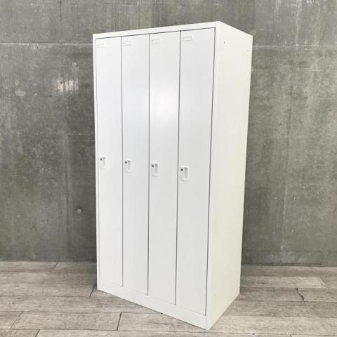 【中古】FZタイプ 4574FZ ZA75 オカムラ（okamura） 4人用更衣ロッカー