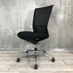 【関東倉庫在庫品】【シャープなデザインの機能的なチェア！】■コクヨ（KOKUYO）製　フォスターカリノ（CARINO）　肘無し　ハイバックチェア　背面メッシュ　■ミディアムブルー×ブラックシェル 【弊社使用欄：A01016944】【ECBMC】