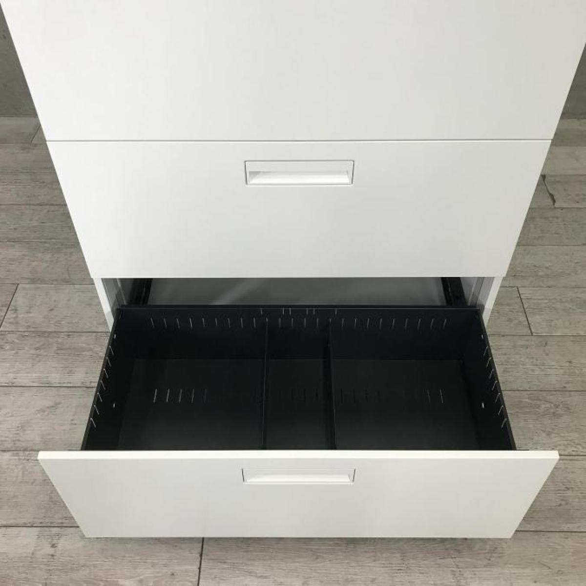 中古】エディア コクヨ/KOKUYO ハイキャビネット／両開き＋3段