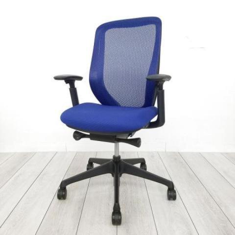 【中古】シルフィーメッシュ  オカムラ（okamura） 肘付ハイバックチェア