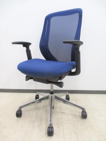 【中古】シルフィーメッシュ  オカムラ（okamura） 肘付ハイバックチェア