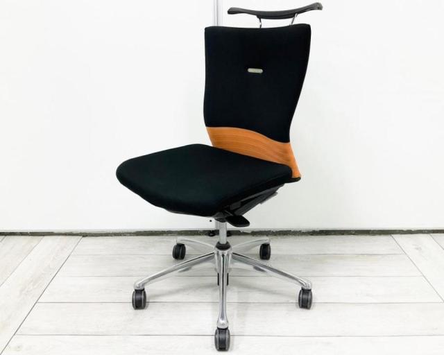 【中古】フィーゴチェア  オカムラ（okamura） 肘無ミドルバックチェア