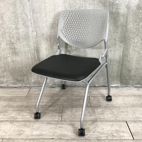 【中古】ルナ 81S1BA　PB20 オカムラ（okamura） ネスティングチェア