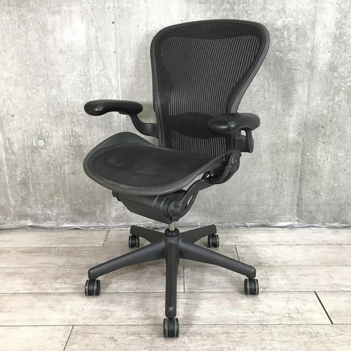 中古】アーロンチェア AE111PWB AJG1BBBK3D01 Herman Miller