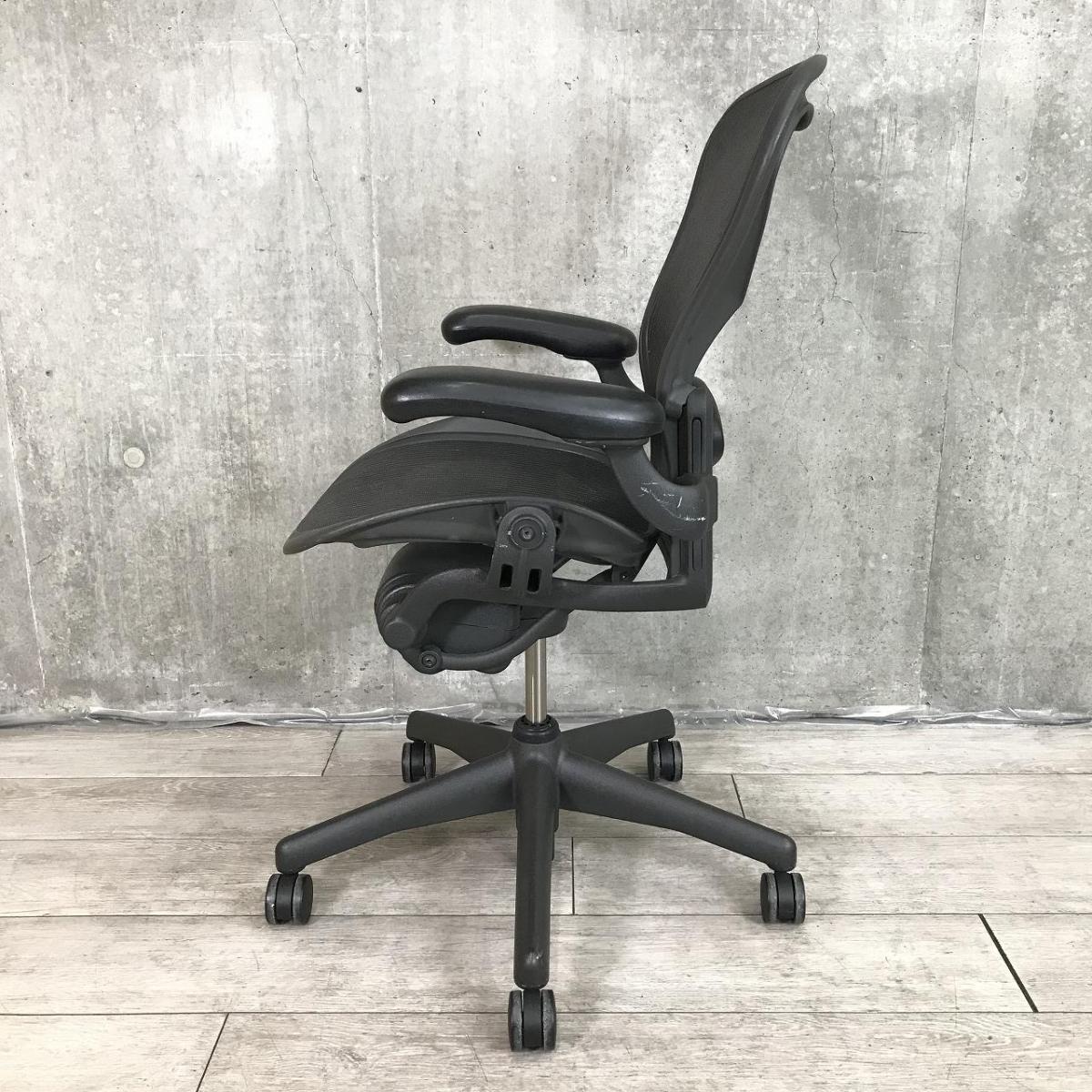 ハーマンミラー アーロンチェア AE111PWB チェア 正規品　Bサイズ 中古】アーロンチェア AE111PWB AJG1BBBK3D01 Herman Miller