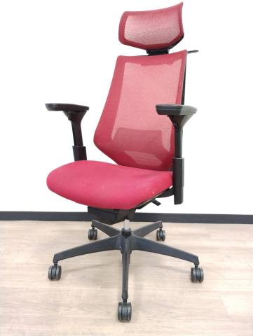 【中古】デュオラ メッシュ CRS-G3000E6 コクヨ（KOKUYO） 肘付ハイバックチェア