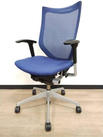 【中古】バロンチェア CP85DR FEF4 オカムラ（okamura） 肘付ハイバックチェア