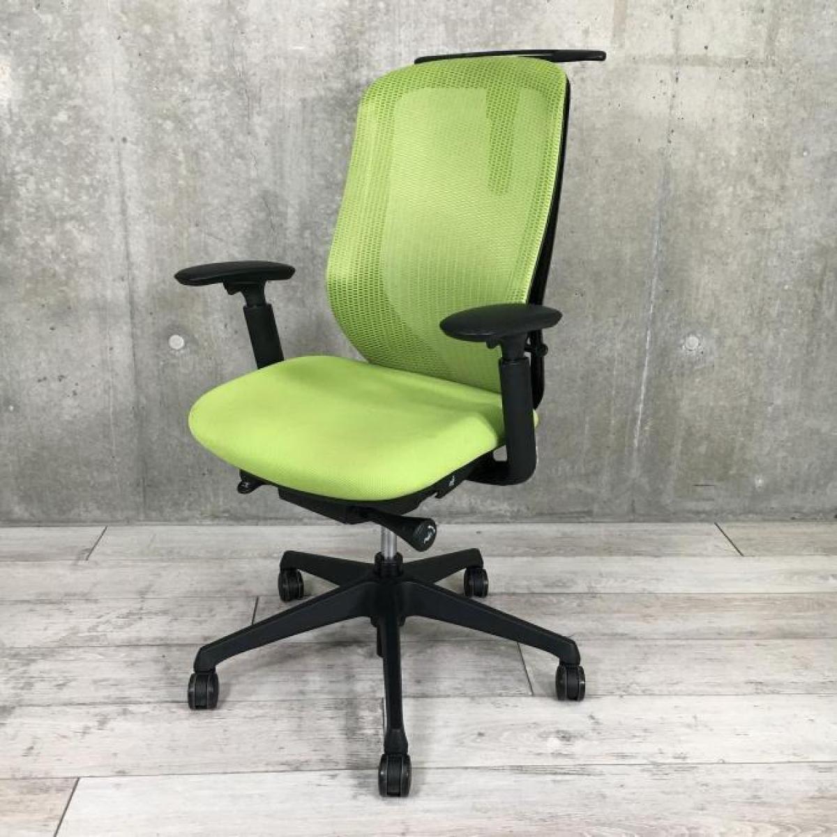 bm　オカムラ　シルフィーチェア　前傾機能　ハイバック　メッシュタイプ　中古 中古】シルフィーメッシュ オカムラ/okamura 肘付ハイバック