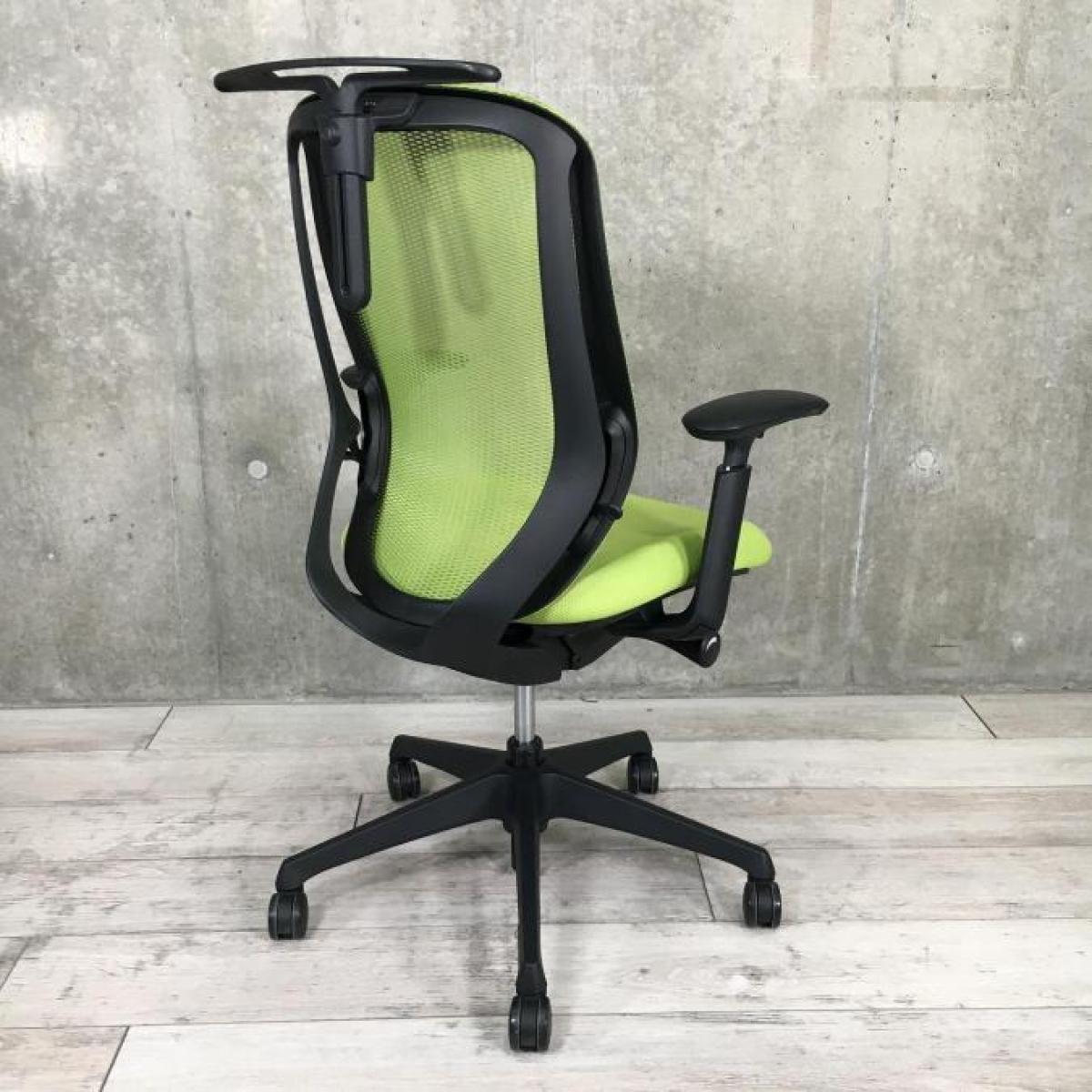 bn　オカムラ　シルフィーチェア　前傾機能　ハイバック　メッシュタイプ　中古 オカムラ シルフィーチェア ハイバック 可動肘 ハンガー付