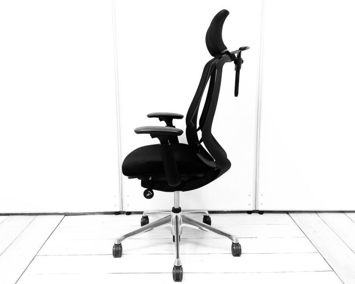 中古】シルフィーメッシュ オカムラ/okamura 肘付ハイバック