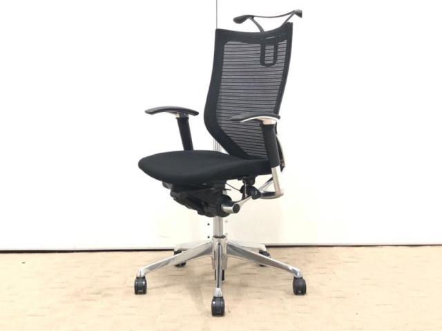 【中古】バロンチェア  オカムラ（okamura） 肘付ハイバックチェア