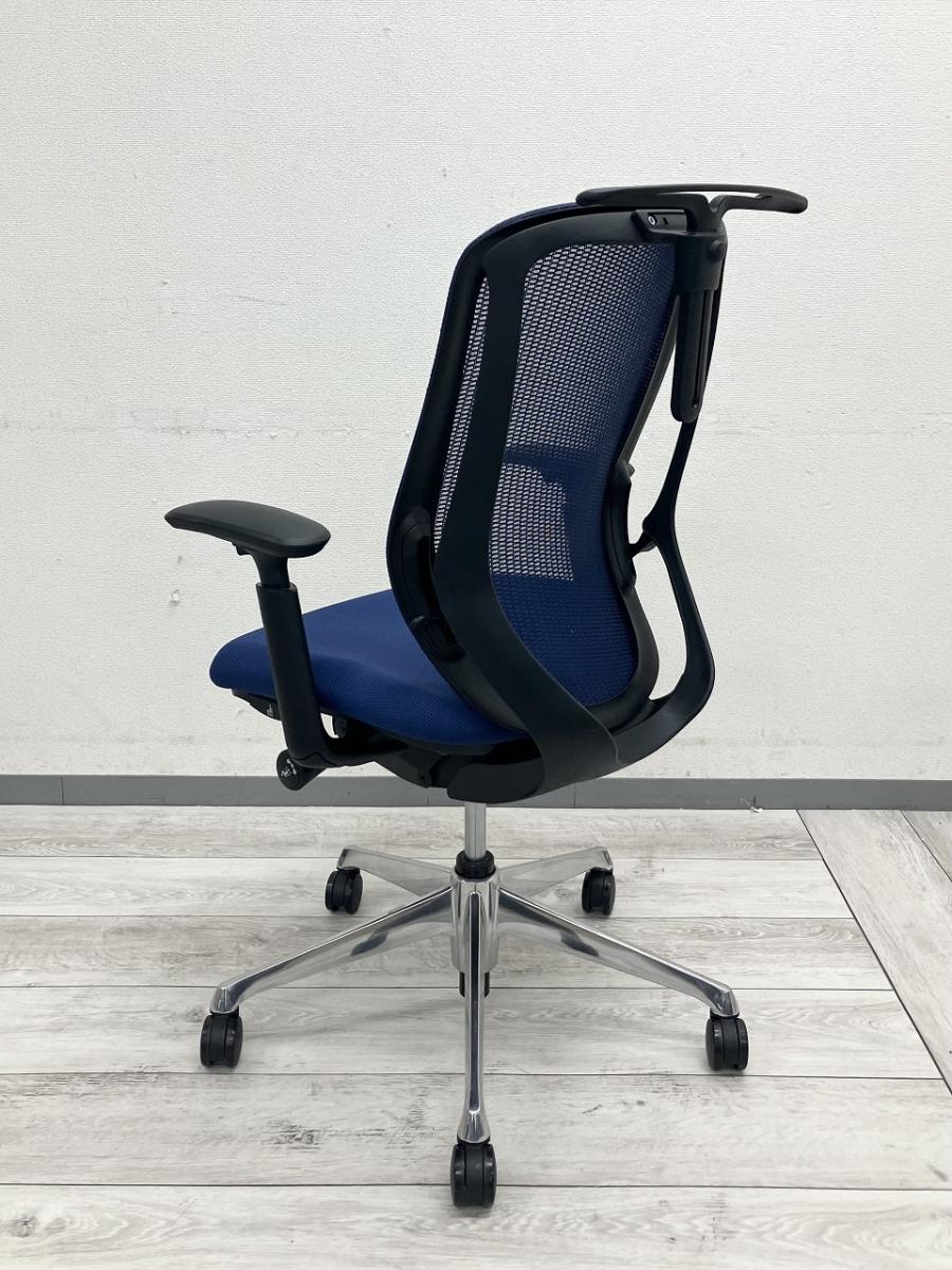 aw　オカムラ　シルフィーチェア　ローバック　固定肘　前傾機能　メッシュ　中古品 中古】シルフィーメッシュ オカムラ/okamura 肘付ローバック