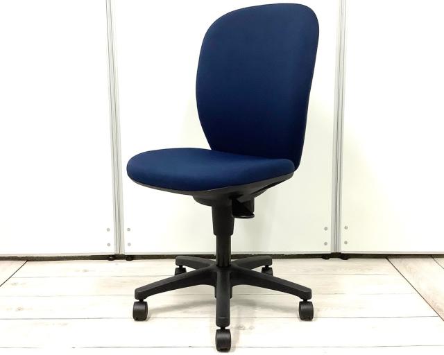 【中古】リエットチェア KFS-70GB-T1 B2 イトーキ（ITOKI） 肘無ハイバックチェア