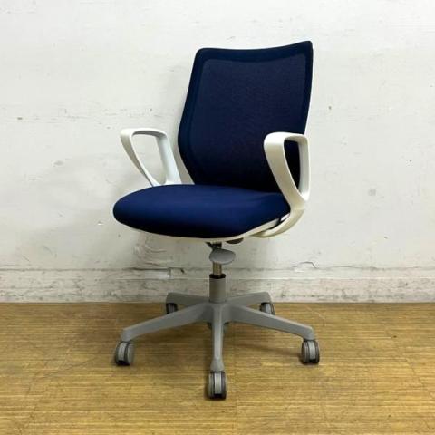 【中古】CG-M メッシュ CG17WR FZH3 オカムラ（okamura） 肘付ローバックチェア