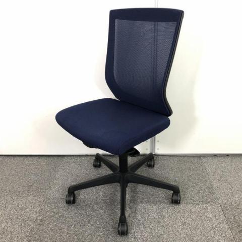 【中古】エスクードメッシュ  オカムラ（okamura） 肘無ハイバックチェア