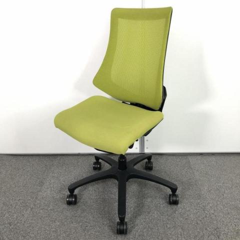 【中古】エフメッシュ KF-370JB-T1Q6 イトーキ（ITOKI） 肘無ハイバックチェア