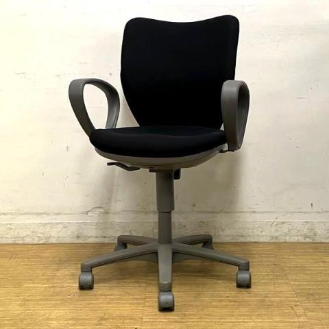 【中古】その他シリーズ BIT-BX45L-F BK チトセ 肘付ローバックチェア