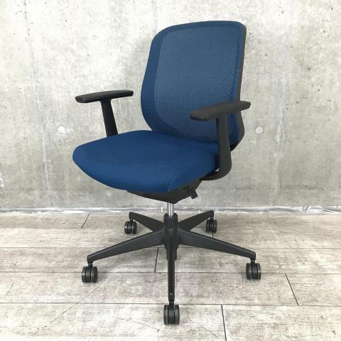 【中古】シロッコ CRS-G2600F6 コクヨ（KOKUYO） 肘付ローバックチェア