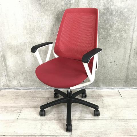 【中古】ノナ KZ-330PG-W9M4 イトーキ（ITOKI） 肘付ハイバックチェア