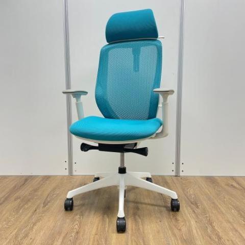 【中古】シルフィーメッシュ  オカムラ（okamura） 肘付ハイバックチェア