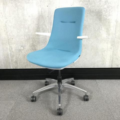 【中古】モーブ KF-615GL-Z9W9S3 イトーキ（ITOKI） ミーティングチェア
