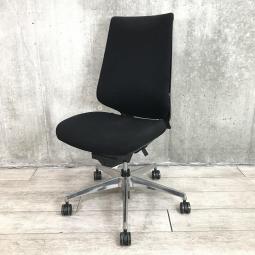 【様々な姿勢に柔軟にフィットする高機能ワーキングチェア！】体格差に応じた最適サポートを実現！ ■コクヨ/デュオラチェア（Duora）/ブラック　背面クッション