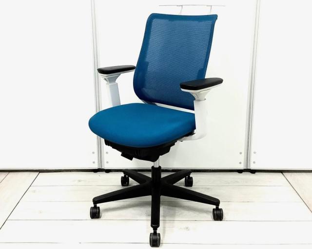 【中古】ミトラシリーズ CR-G2931 E1G9T4-W コクヨ（KOKUYO） 肘付ローバックチェア