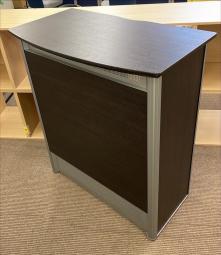 【西】　★納品・設置に関してご気軽にお問い合わせください！！！★【福岡西店在庫】　【受付カウンター】【ブラウン】【福岡オフィス家具】【福岡中古家具】【中古事務什器】【中古チェア】【中古椅子】