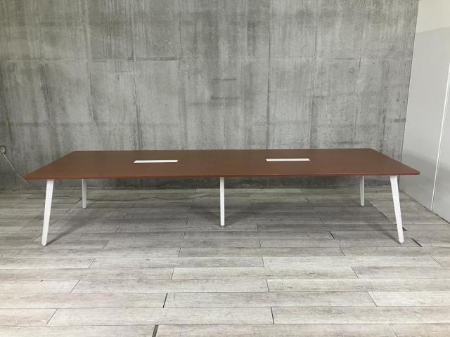 【中古】レムナ 5-144-7133 ウチダ（UCHIDA) ミーティングテーブル（会議机）